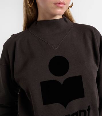 Moby logo cotton-blend sweatshirt | Marant Etoile