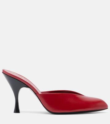 Sitting Pretty leather mules | Herbert Levine