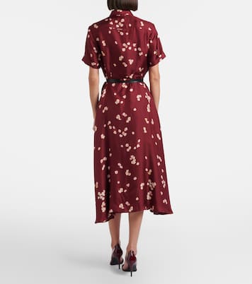 Printed belted silk shirt dress | Altuzarra