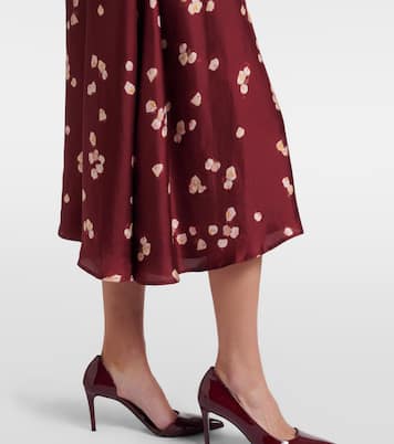 Printed belted silk shirt dress | Altuzarra