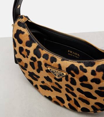 Prada Arqué calf hair shoulder bag | Prada