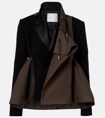 Paneled blouson jacket | Sacai