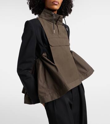Paneled blouson jacket | Sacai