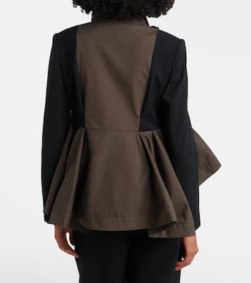 Paneled blouson jacket | Sacai