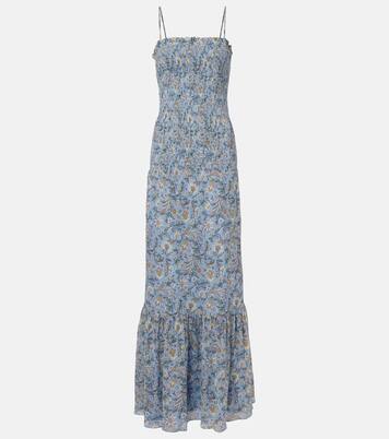 Clem floral cotton and silk maxi dress | Veronica Beard