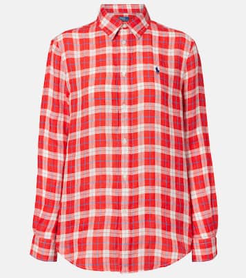Plaid linen shirt | Polo Ralph Lauren