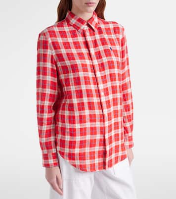 Plaid linen shirt | Polo Ralph Lauren