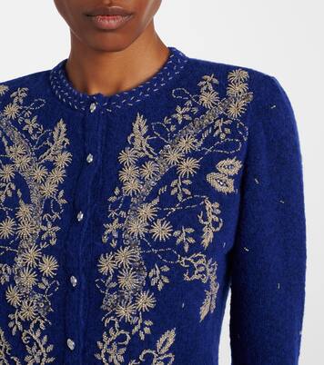 Embellished floral cardigan | Jacques Wei