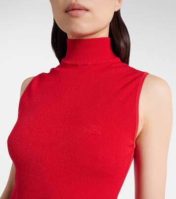 Double L罗纹针织上衣 | Loewe