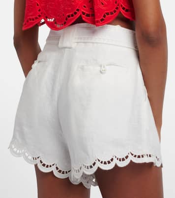 Shorts in lino con cintura  | Farm Rio