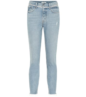 Karolina embellished skinny jeans | GRLFRND