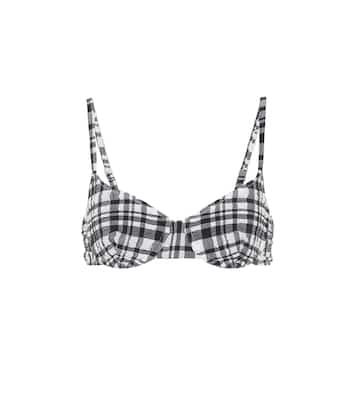 Kariertes Bikini-Oberteil The Ginger | Solid & Striped