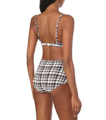 Kariertes Bikini-Oberteil The Ginger | Solid & Striped