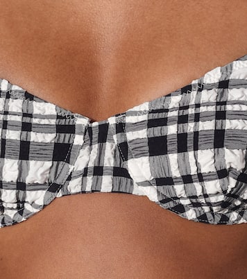 Kariertes Bikini-Oberteil The Ginger | Solid & Striped