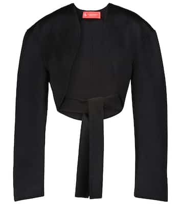 Wool bolero jacket | Peter Do
