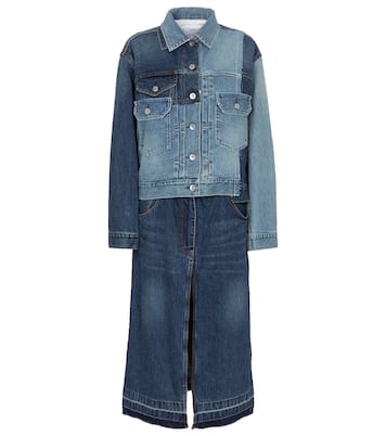 Deconstructed denim jacket | Sacai