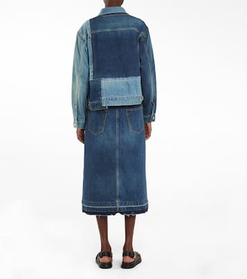 Deconstructed denim jacket | Sacai