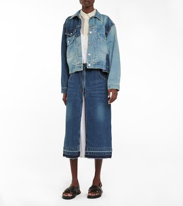 Deconstructed denim jacket | Sacai