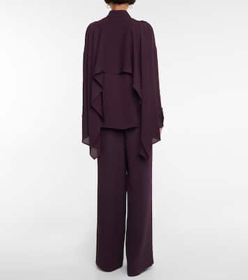 Silk georgette shirt | Valentino