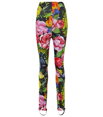 Leggings de tiro alto con fuseau | Dolce&Gabbana