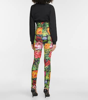 Leggings de tiro alto con fuseau | Dolce&Gabbana