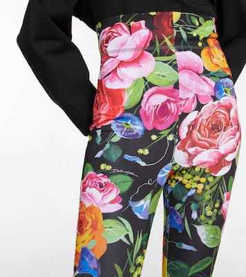 Leggings de tiro alto con fuseau | Dolce&Gabbana