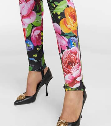 Leggings de tiro alto con fuseau | Dolce&Gabbana