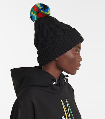 Bonnet en laine vierge à logo | Moncler Grenoble