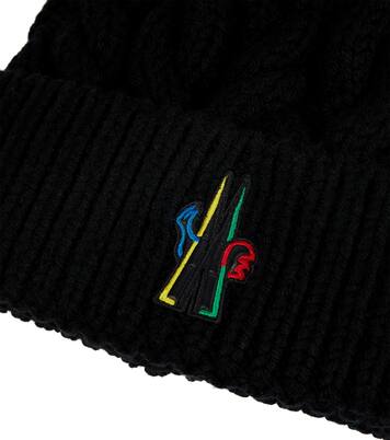 Bonnet en laine vierge à logo | Moncler Grenoble