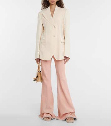 Cabina single-breasted cotton blazer | Sportmax