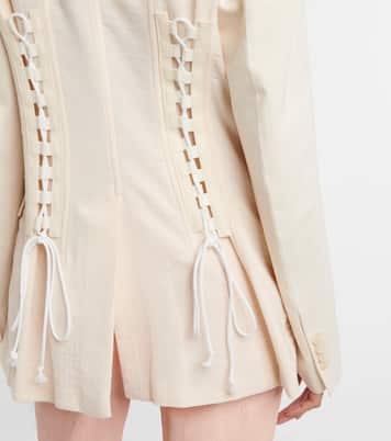 Cabina single-breasted cotton blazer | Sportmax