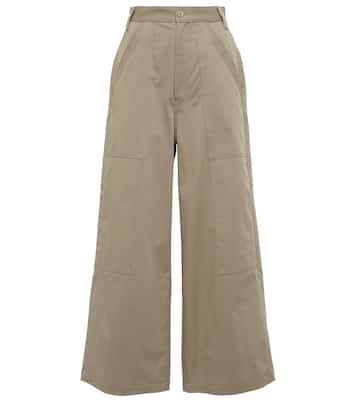 Jeans a gamba larga e vita alta | MM6 Maison Margiela