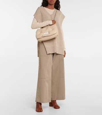 Jeans a gamba larga e vita alta | MM6 Maison Margiela