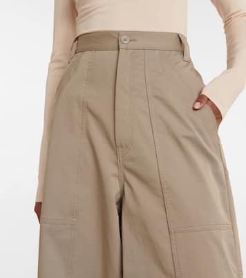 Jeans a gamba larga e vita alta | MM6 Maison Margiela
