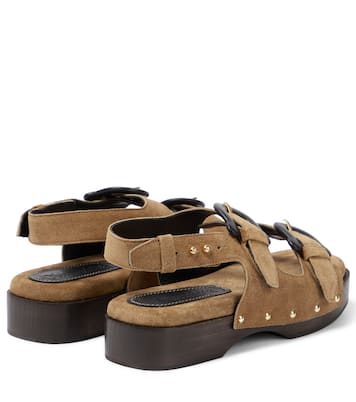 Sandalen Mahalia aus Veloursleder | Nanushka