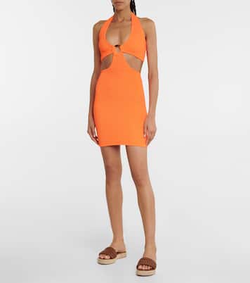 Cecile cutout minidress | Hunza G