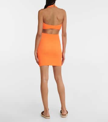 Cecile cutout minidress | Hunza G