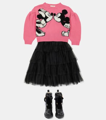 x Disney® intarsia wool sweater | Monnalisa
