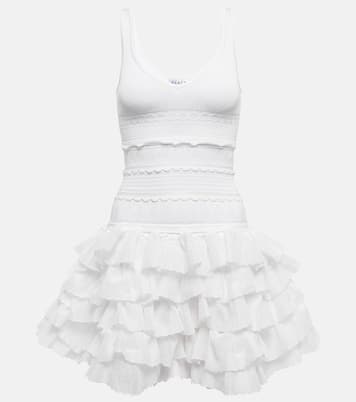 Miniabito in maglia con volant | Alaïa