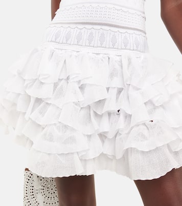 Miniabito in maglia con volant | Alaïa