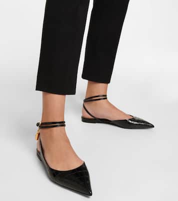 Ballerine Padlock in pelle stampata | Tom Ford