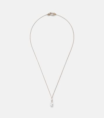 Collana Rêve Simple in oro 14kt con diamanti e perle | Sophie Bille Brahe