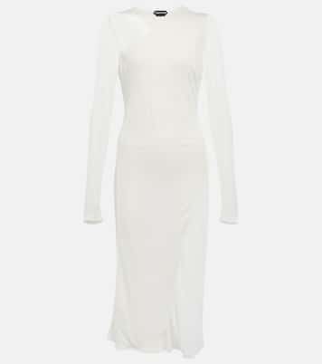 Robe midi en crêpe | Tom Ford
