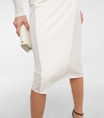 Robe midi en crêpe | Tom Ford
