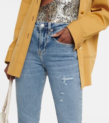 Cuffed straight jeans | AG Jeans