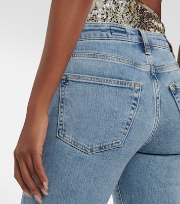 Cuffed straight jeans | AG Jeans