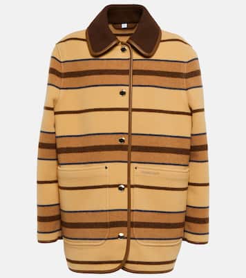 Striped wool jacket | Burberry