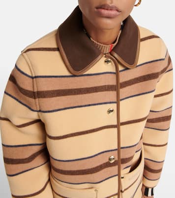 Striped wool jacket | Burberry