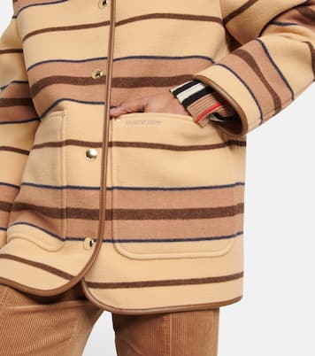 Striped wool jacket | Burberry