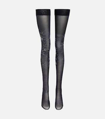 Mallas estampadas con cristales | Jean Paul Gaultier